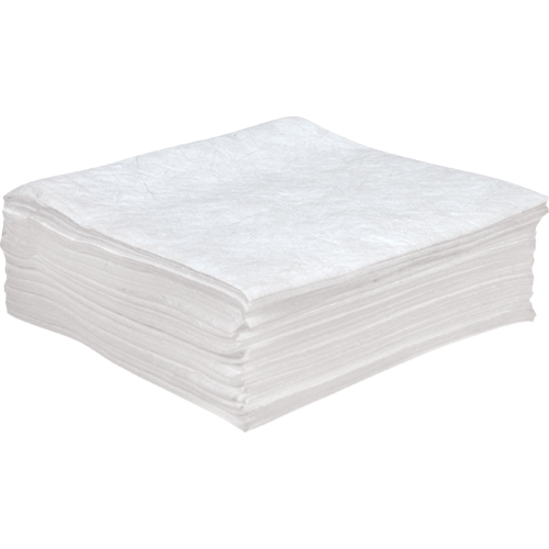 Premium Anti Static Sorbent Pads, Oil Only, 30" x 30", 55 Gal. Absorbancy