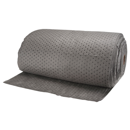 High Traffic Sorbents, Heavyweight, 150' L x 30" W, 60 gal. Absorbancy