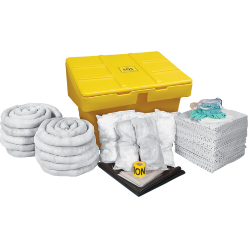 Premium Spill Kit, Oil Only, Locker, 97 US gal. Absorbancy