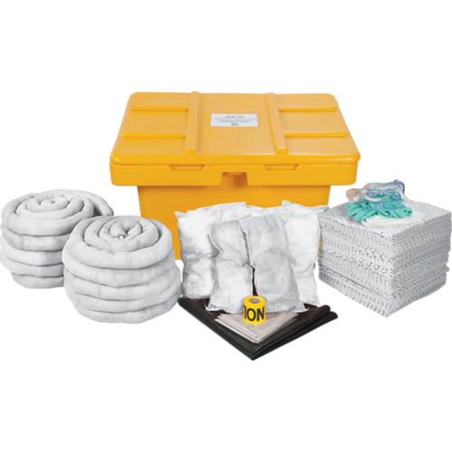 Premium Spill Kit, Oil Only, Locker, 97 US gal. Absorbancy