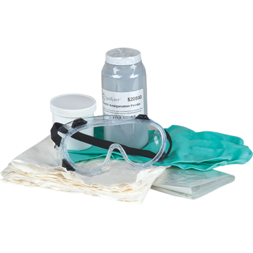 Mercury Spill Kit, Hazmat, Box, 40 ml Absorbancy