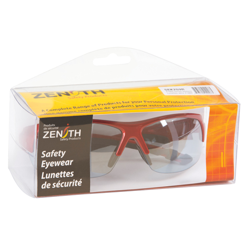 Z1900 Series Safety Glasses, Indoor/Outdoor Mirror Lens, Anti-Scratch, Meets/Exceeds CSA Z94.3