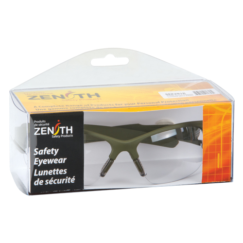 Z2000 Series Safety Glasses, Clear Lens, Anti-Scratch, Meets/Exceeds CSA Z94.3