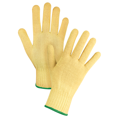 Seamless String Knit Gloves, Size Medium/8, 7 Gauge, Kevlar® Shell, ASTM ANSI Level A2/EN 388 Level 3