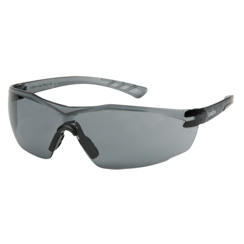 Z700 Series Safety Glasses, Grey/Smoke Lens, Anti-Scratch, Meets/Exceeds CSA Z94.3