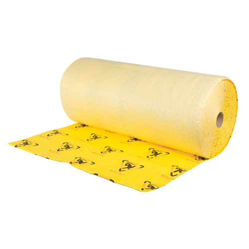 Premium Caution Rolls, Heavyweight, 150' L x 36" W, 57 gal. Absorbancy