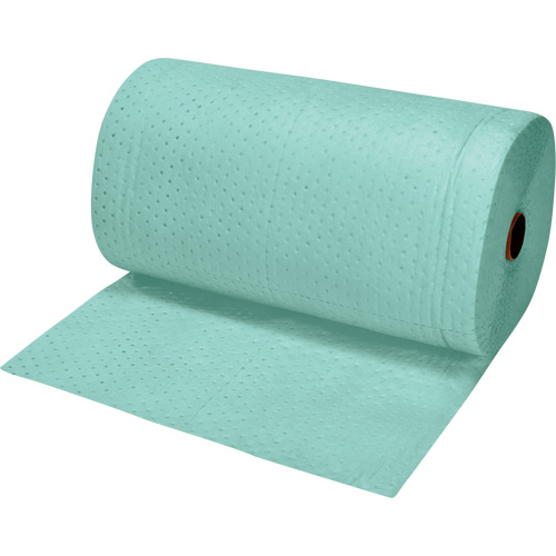 Premium Bonded Sorbent Rolls, Heavyweight, 150' L x 30" W, 50 gal. Absorbancy