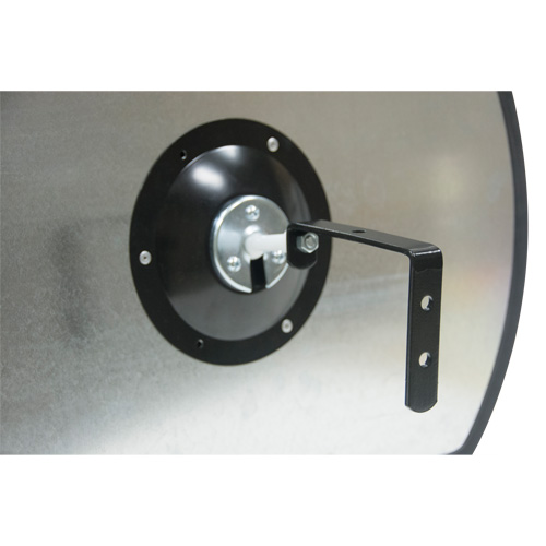 Roundtangular Convex Mirror with Bracket