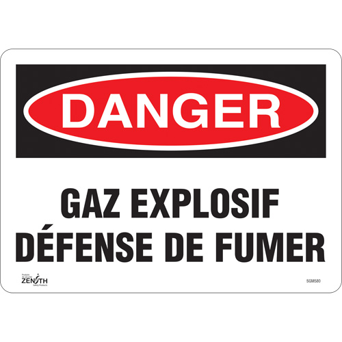 "Défense De Fumer" Sign, 10" x 14", Vinyl, French
