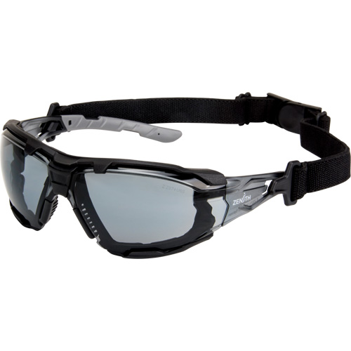Z2900 Series Safety Glasses with Foam Gasket, Grey/Smoke Lens, Anti-Scratch, ANSI Z87+/Meets/Exceeds CSA Z94.3