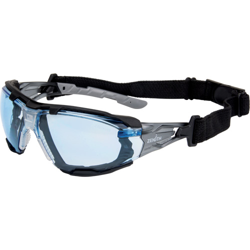 Z2900 Series Safety Glasses with Foam Gasket, Blue Lens, Anti-Scratch, ANSI Z87+/Meets/Exceeds CSA Z94.3
