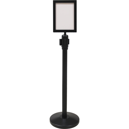 Sign Frame for Crowd Control Post