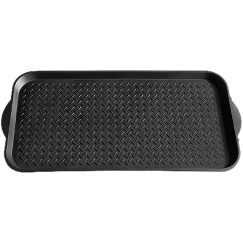 Boot Tray, Plastic, Black, 19" L x 39" W