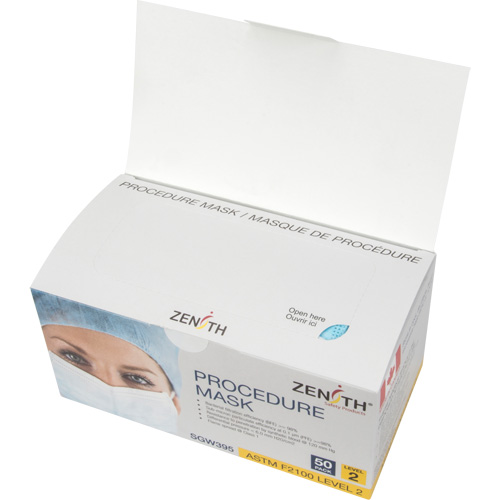 Disposable Procedure Face Masks, ASTM F2100 Level 2