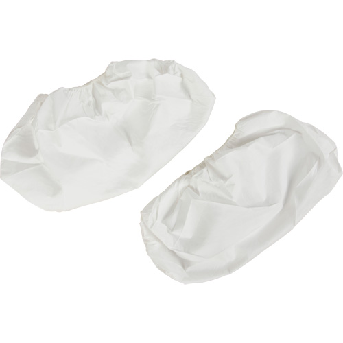Shoe Covers, One Size, Microporous, White
