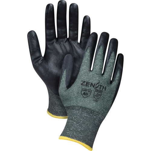 Lightweight High-Dexterity Cut-Resistant Gloves, Size Small, 18 Gauge, Foam Nitrile Coated, Nylon/HPPE/Spandex Shell, ASTM ANSI Level A5