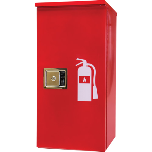 Heavy-Duty Outdoor Fire Extinguisher Cabinet, 14" W x 28" H x 10" D