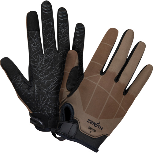 Flexible Utility Gloves, Synthetic Palm, Size Small