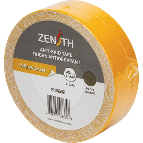 Anti-Skid Tape, 2" x 60', Yellow