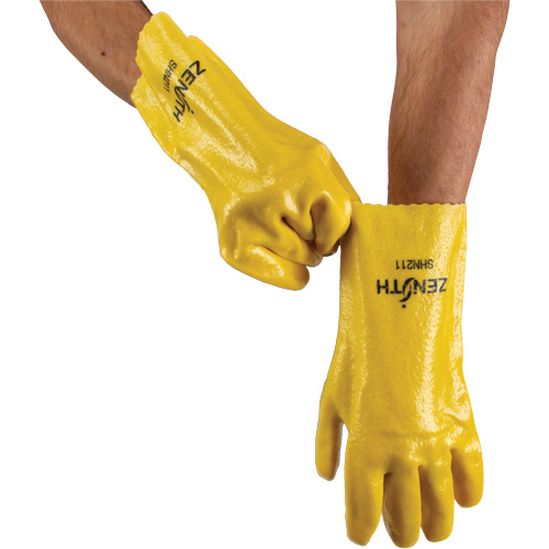 Rough-Finish Chemical-Resistant Gloves