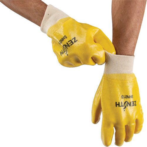 Rough-Finish Chemical-Resistant Gloves
