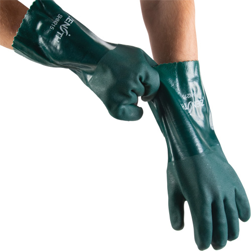 Double Dipped Green Gloves