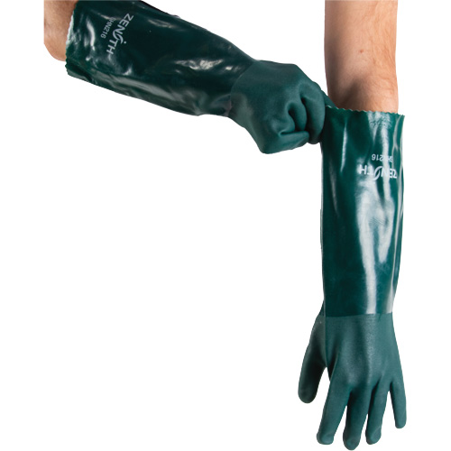 Double Dipped Green Gloves