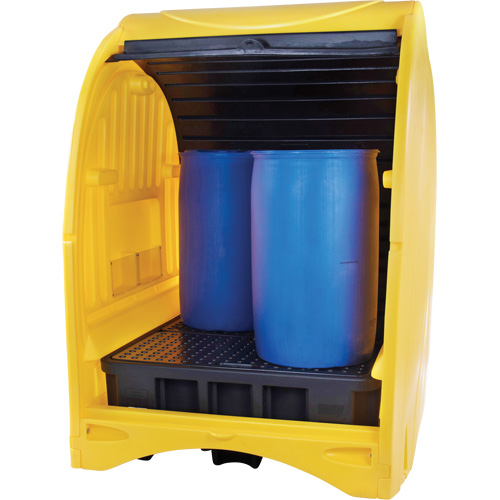 4-Drum Hard Cover Spill Pallet
