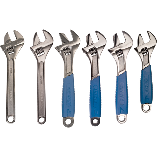 Wrench Set, Adjustable, 6 Pieces, Imperial