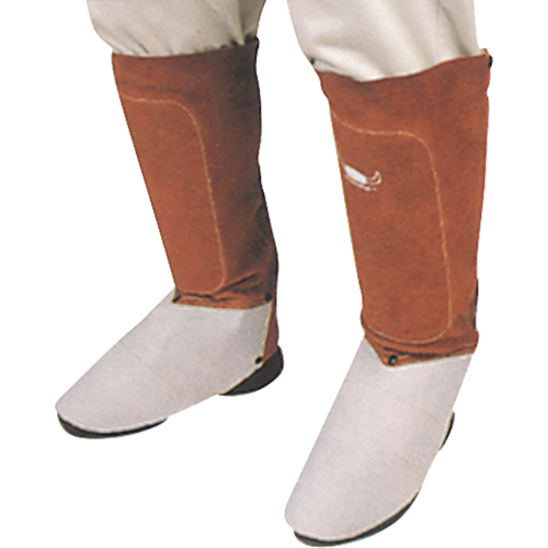 Leather Spats, 6" L, Lava Brown™