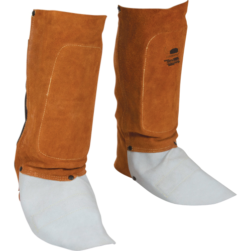 Leather Spats, 14" L, Lava Brown™