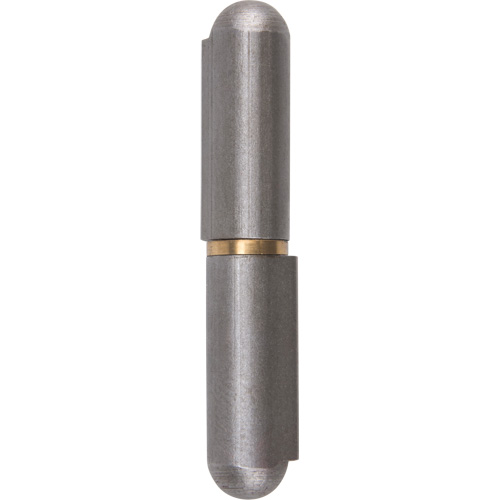 Weld-On Hinge, 0.453" Dia. x 2.756" L, Mild Steel w/Fixed Steel Pin