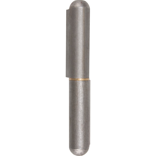 Weld-On Hinge, 0.63" Dia. x 4.724" L, Mild Steel w/Fixed Steel Pin