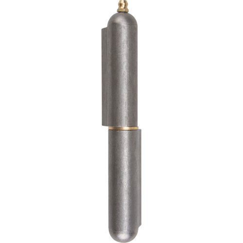 Weld-On Hinge, 0.787" Dia. x 5.906" L, Mild Steel w/Fixed Steel Pin