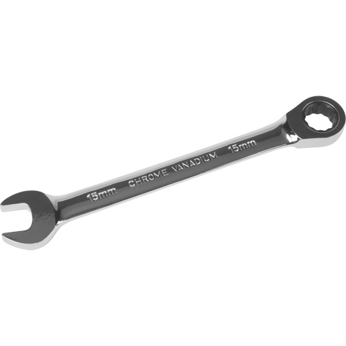 Metric Ratcheting Combination Wrench