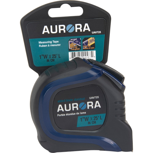 Tape Measure, 1" x 25', Imperial/Imperial & Metric Graduations