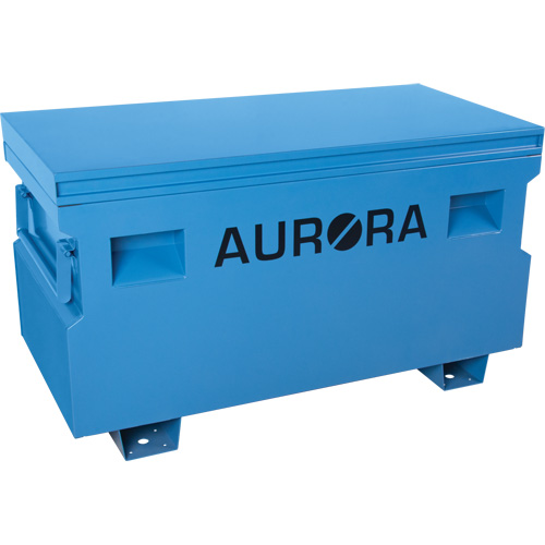 Jobsite Tool Box, 48" x 24" x 27-3/5", Steel, Blue