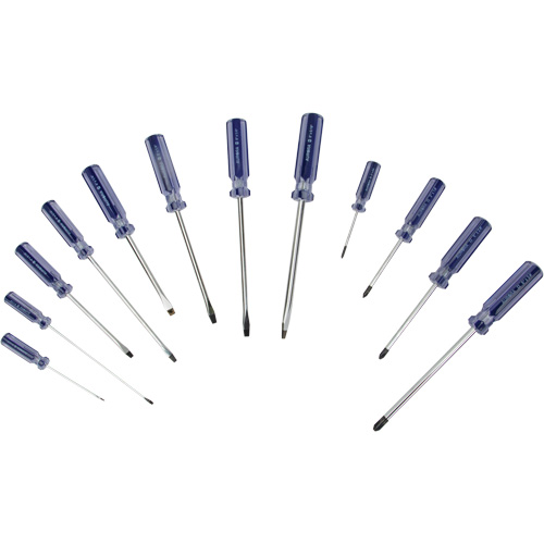 Slotted & Philips Screwdriver Kit, 12 Pcs.
