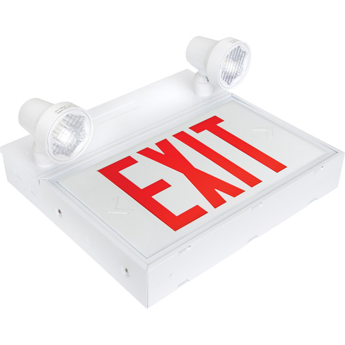 Exit Sign with Security Lights